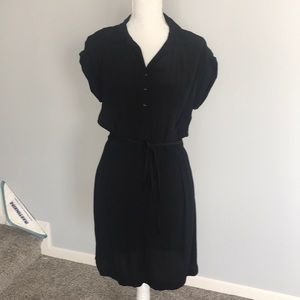Black Loft shirt dress